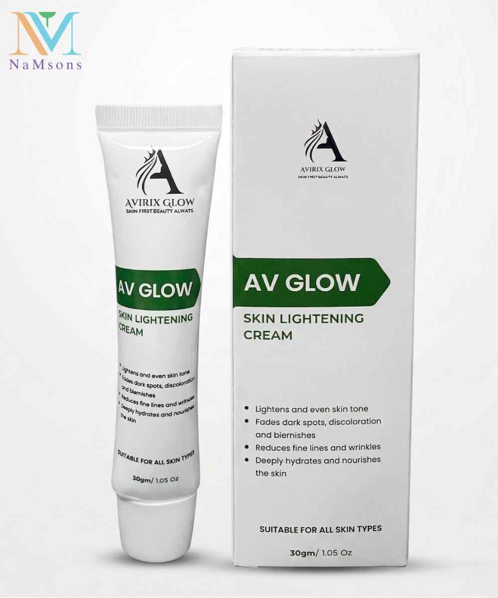 NaMsons AV Glow benefits for dark spots uneven skin tone and hydration, NaMsons AV Glow how to use skin lightening cream