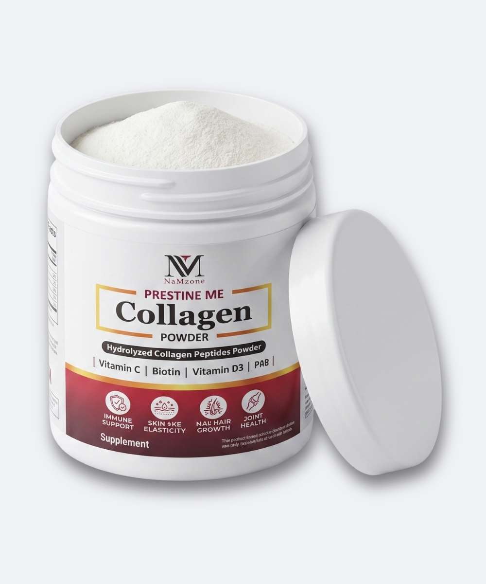 NaMsons Prestine Me Collagen Powder with Vitamin C, Biotin, Vitamin D3 & Zinc for Skin, Hair, Nails & Joints-300g 4 NaMsons hydrolyzed collagen peptides powder for skin elasticity and anti aging